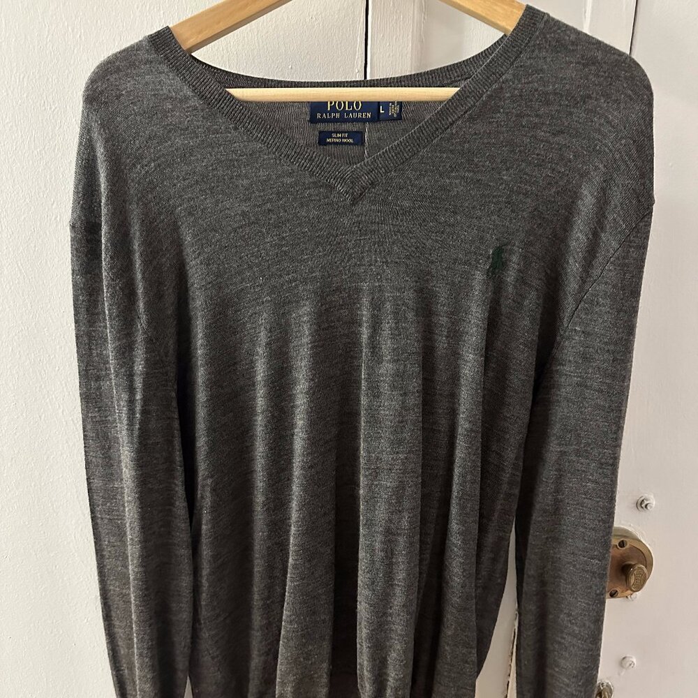 Polo Ralph Lauren Men's V-Neck Sweater - Size: L